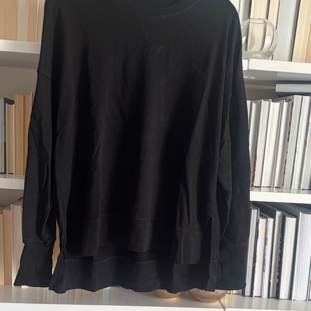 SWEATY BETTY NWOT Black Long Sleeve Top